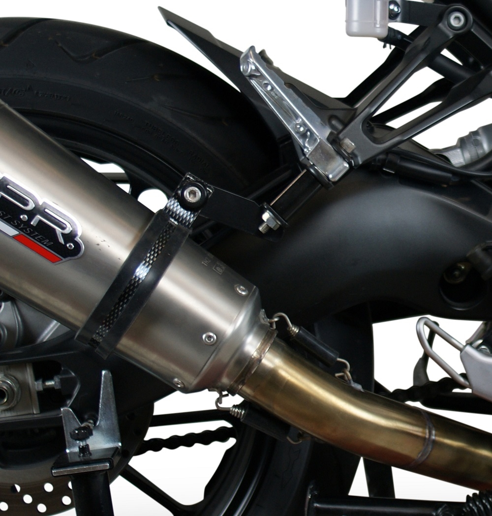GPR auspuff kompatibel mit  Yamaha Tracer 9 GT 2021-2024, Albus Evo4, Homologierte auspuff mit verbindungsrohr und katalysator 