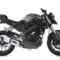 GPR auspuff kompatibel mit  Yamaha Mt 125 2017-2019, Albus Evo4, Zugelassener legaler Slip-On-Auspuff mit ABE, inklusive abnehmbarem DB-Killer, Verbindungsrohr und Katalysator 