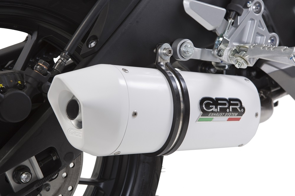GPR auspuff kompatibel mit  Yamaha Mt 125 2017-2019, Albus Evo4, Zugelassener legaler Slip-On-Auspuff mit ABE, inklusive abnehmbarem DB-Killer, Verbindungsrohr und Katalysator 