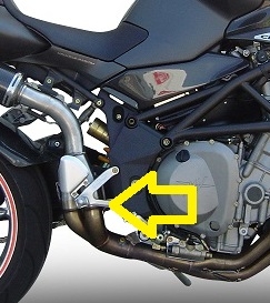 GPR auspuff kompatibel mit  Mv Agusta Brutale 750 S 2000-2006, Furore Nero, Zugelassener legaler Slip-On-Auspuff mit Abe, einschließlich abnehmbarem DB-Killer und Verbindungsrohr 