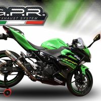 GPR auspuff kompatibel mit  Kawasaki Z 400 2018-2022, Deeptone Inox, Kompletter Rennauspuff, geliefert mit spezifischem Krümmer, Artikel ohne Homologation 