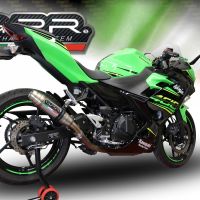 GPR auspuff kompatibel mit  Kawasaki Z 400 2018-2022, Deeptone Inox, Kompletter Rennauspuff, geliefert mit spezifischem Krümmer, Artikel ohne Homologation 