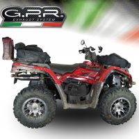 GPR auspuff kompatibel mit  Can Am Can Am 400 2005-2011, Deeptone Atv, Zugelassener legaler Vollanlagenauspuff mit ABE, inklusive herausnehmbarem DB-Killer 