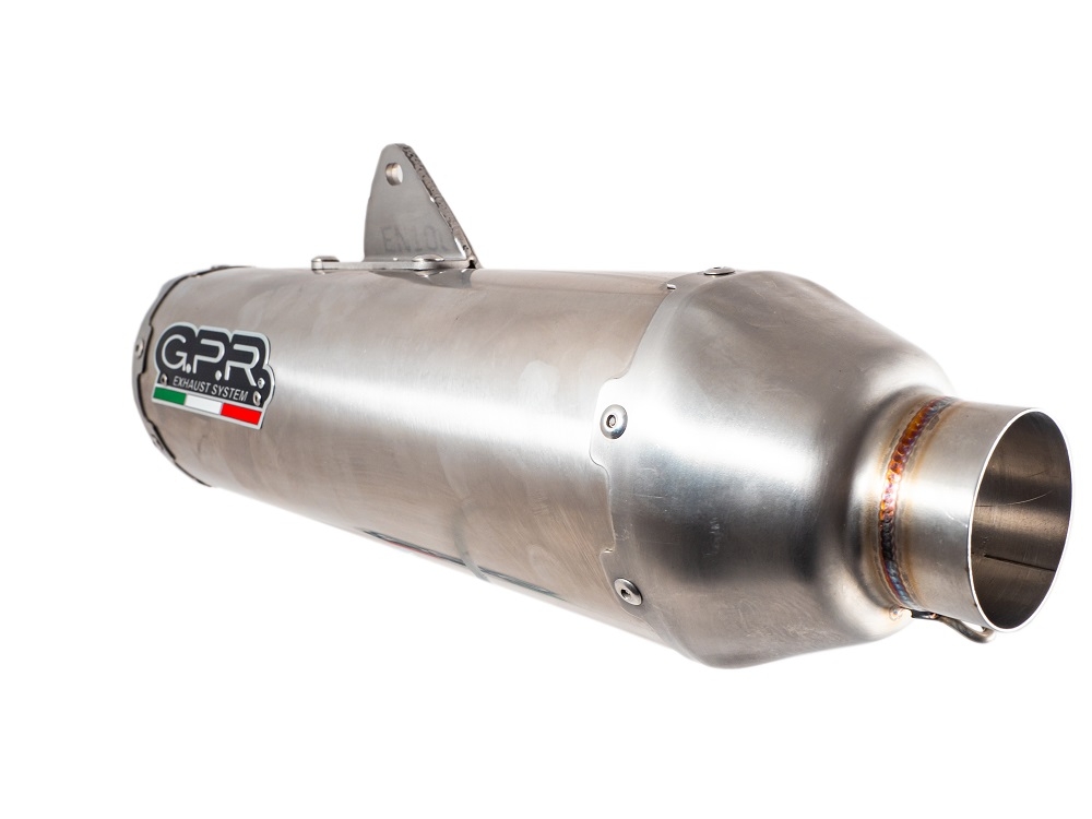 GPR auspuff kompatibel mit  Gas Gas MC 350F 2021-2023, Pentacross Inox, Racing-Komplettsystem-Auspuff, einschließlich Krümmer und abnehmbarem DB-Killer 