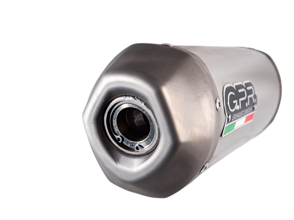 GPR auspuff kompatibel mit  Gas Gas EX 250 F 2021-2023, Pentacross Inox, Racing-Komplettsystem-Auspuff, einschließlich Krümmer und abnehmbarem DB-Killer 