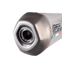 GPR auspuff kompatibel mit  Gas Gas EX 250 F 2021-2023, Pentacross Inox, Racing-Komplettsystem-Auspuff, einschließlich Krümmer und abnehmbarem DB-Killer 