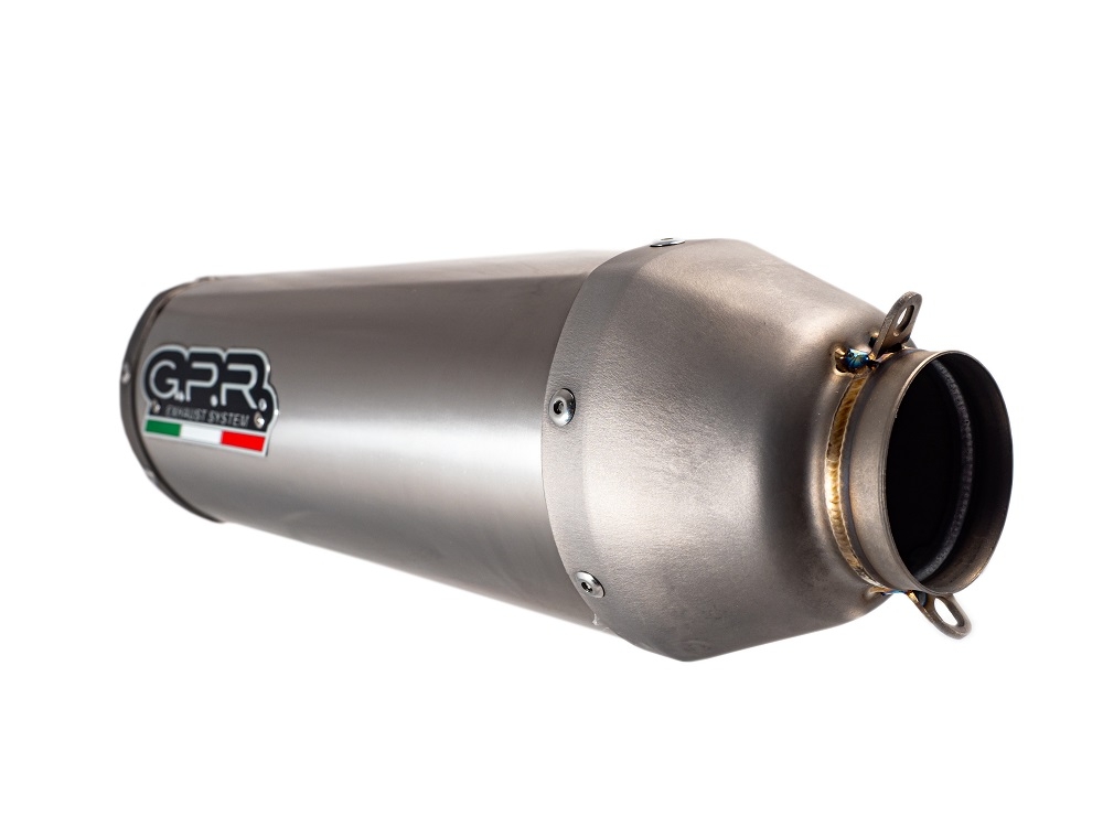 GPR auspuff kompatibel mit  Gas Gas EW 500 F 2024-2025, Pentacross FULL Titanium, Racing-Komplettsystem-Auspuff, einschließlich Krümmer und abnehmbarem DB-Killer 
