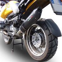 GPR auspuff kompatibel mit  Bmw R 1150 R 2000-2006, Furore Nero, Zugelassener legaler Slip-On-Auspuff mit Abe, einschließlich abnehmbarem DB-Killer und Verbindungsrohr 