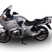 GPR auspuff kompatibel mit  Bmw R 1150 Rt 2000-2006, Furore Nero, Zugelassener legaler Slip-On-Auspuff mit Abe, einschließlich abnehmbarem DB-Killer und Verbindungsrohr 