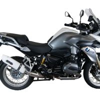 GPR auspuff kompatibel mit  Bmw R 1200 Gs -Adventure 2014-2016, Albus Ceramic, Zugelassener legaler Slip-On-Auspuff mit Abe, einschließlich abnehmbarem DB-Killer und Verbindungsrohr 