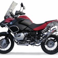 GPR auspuff kompatibel mit  Bmw R 1200 Gs -Adventure 2010-2012, Powercone Evo, Zugelassener legaler Vollanlagenauspuff mit ABE, inklusive herausnehmbarem DB-Killer 