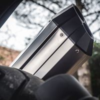 GPR auspuff kompatibel mit  Bmw R 1250 Gs 2021-2024, Hyper Sonic Titanium, Zugelassener legaler Slip-On-Auspuff mit Abe, einschließlich abnehmbarem DB-Killer und Verbindungsrohr 