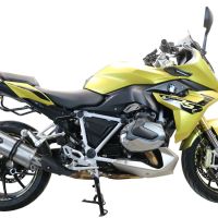 GPR auspuff kompatibel mit  Bmw R 1250 R -Rs 2021-2024, Dual Inox, Zugelassener legaler Slip-On-Auspuff mit Abe, einschließlich abnehmbarem DB-Killer und Verbindungsrohr 