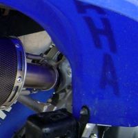 GPR auspuff kompatibel mit  Yamaha Raptor 660 2000-2005, Deeptone Atv, Zugelassener legaler Slip-On-Auspuff mit Abe, einschließlich abnehmbarem DB-Killer und Verbindungsrohr 