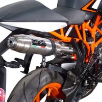 GPR auspuff kompatibel mit  Ktm Rc 200 2014-2021, Deeptone Inox, Rennauspuff, mit Verbindungsrohren, Artikel ohne Genehmigung 