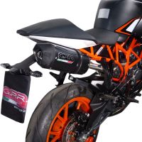 GPR auspuff kompatibel mit  Ktm Rc 125 2014-2016, Deeptone Inox, Rennauspuff, mit Verbindungsrohren, Artikel ohne Genehmigung 