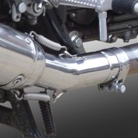 GPR auspuff kompatibel mit  Royal Enfield Continental GT 535  2014-2016, Vintacone, Rennauspuff, mit Verbindungsrohren, Artikel ohne Genehmigung 