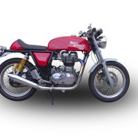 GPR auspuff kompatibel mit  Royal Enfield Continental GT 535  2014-2016, Vintacone, Rennauspuff, mit Verbindungsrohren, Artikel ohne Genehmigung 