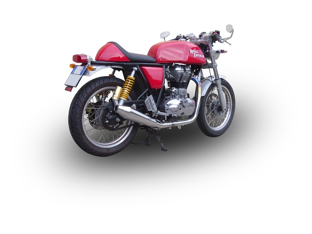 GPR auspuff kompatibel mit  Royal Enfield Continental GT 535  2014-2016, Vintacone, Rennauspuff, mit Verbindungsrohren, Artikel ohne Genehmigung 
