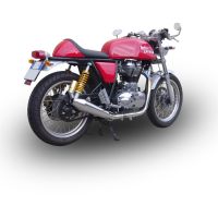 GPR auspuff kompatibel mit  Royal Enfield Continental GT 535  2014-2016, Vintacone, Rennauspuff, mit Verbindungsrohren, Artikel ohne Genehmigung 