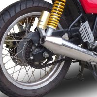 GPR auspuff kompatibel mit  Royal Enfield Continental GT 535  2014-2016, Vintacone, Rennauspuff, mit Verbindungsrohren, Artikel ohne Genehmigung 