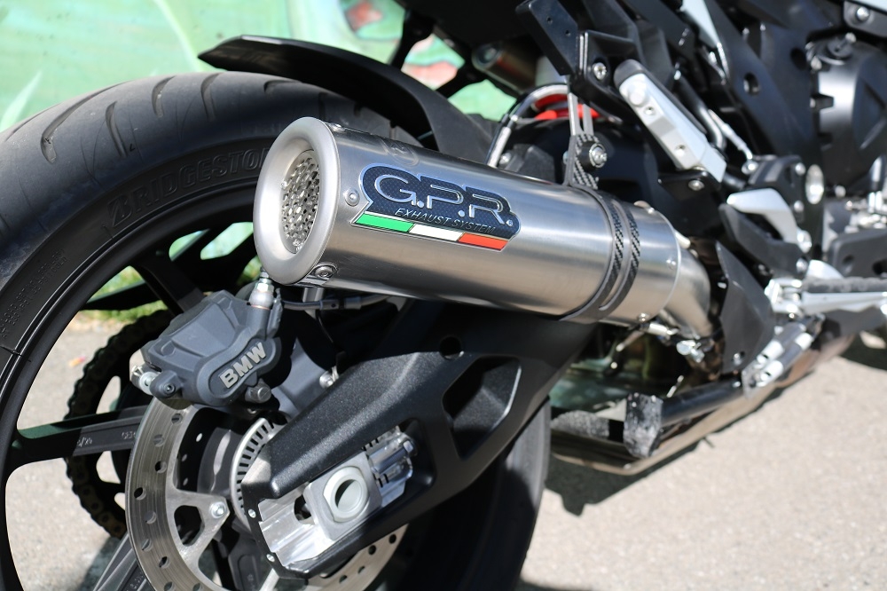 GPR auspuff kompatibel mit  Bmw S 1000 XR -M  2020-2025, M3 Inox , Rennauspuff, mit Verbindungsrohren, Artikel ohne Genehmigung 
