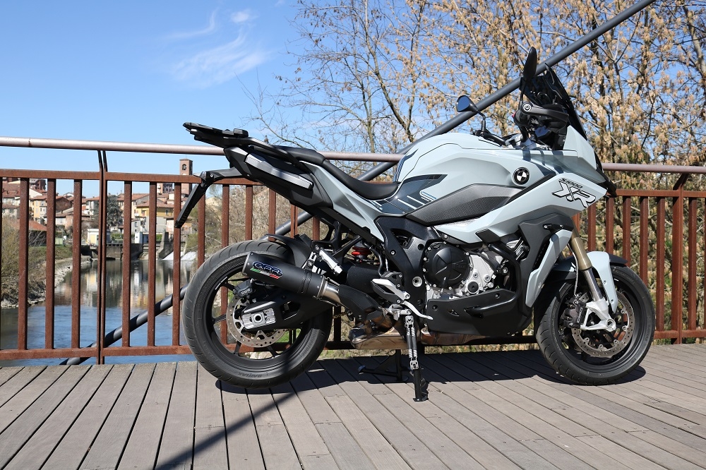 GPR auspuff kompatibel mit  Bmw S 1000 XR -M  2020-2025, M3 Black Titanium, Rennauspuff, mit Verbindungsrohren, Artikel ohne Genehmigung 