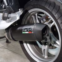 GPR auspuff kompatibel mit  Bmw R 1150 Rt 2000-2006, Furore Nero, Zugelassener legaler Slip-On-Auspuff mit Abe, einschließlich abnehmbarem DB-Killer und Verbindungsrohr 