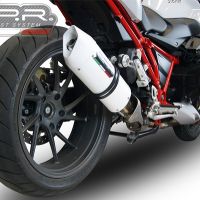 GPR auspuff kompatibel mit  Bmw R 1200 R 2015 Lc 2017-2019, Albus Evo4, Zugelassener legaler Slip-On-Auspuff mit Abe, einschließlich abnehmbarem DB-Killer und Verbindungsrohr 