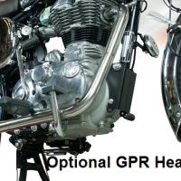 GPR auspuff kompatibel mit  Royal Enfield Classic - Bullet Efi 500 2009-2016, Decatalizzatore, Decat Pipe, Katalysatorabscheider, artikel ohne Genehmigung 