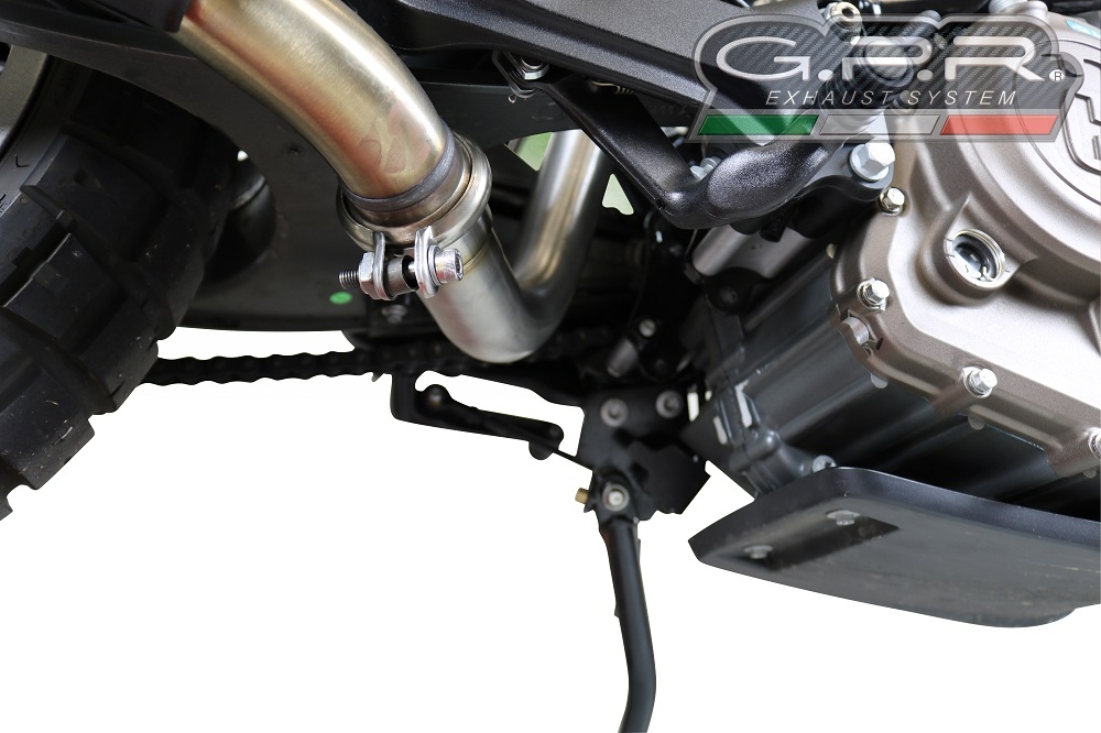 GPR auspuff kompatibel mit  Husqvarna Vitpilen 401 2018-2019, Decatalizzatore, Decat Pipe, Katalysatorabscheider, artikel ohne Genehmigung 