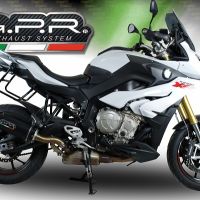 GPR auspuff kompatibel mit  Bmw S 1000 XR -M  2015-2016, Furore Nero, Zugelassener legaler Slip-On-Auspuff mit Abe, einschließlich abnehmbarem DB-Killer und Verbindungsrohr 