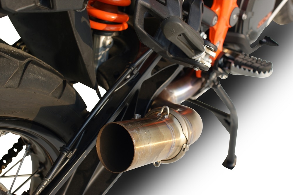 GPR auspuff kompatibel mit  Ktm Lc 8 Adventure 1190  2013-2016, Decatalizzatore, Decat Pipe, Katalysatorabscheider, artikel ohne Genehmigung 