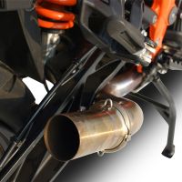 GPR auspuff kompatibel mit  Ktm Lc 8 Adventure 1190  2013-2016, Decatalizzatore, Decat Pipe, Katalysatorabscheider, artikel ohne Genehmigung 