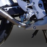 GPR auspuff kompatibel mit  Honda Cb 500 F 2016-2018, Satinox , Zugelassener legaler Slip-On-Auspuff mit Abe, einschließlich abnehmbarem DB-Killer und Verbindungsrohr 