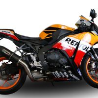 GPR auspuff kompatibel mit  Honda Cbr 1000 Rr 2014-2016, Furore Nero, Rennauspuff, mit Verbindungsrohren, Artikel ohne Genehmigung 