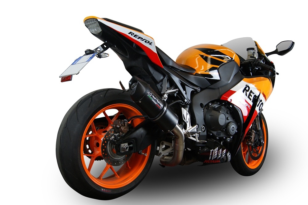 GPR auspuff kompatibel mit  Honda Cbr 1000 Rr 2014-2016, Furore Nero, Rennauspuff, mit Verbindungsrohren, Artikel ohne Genehmigung 