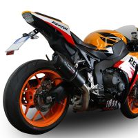GPR auspuff kompatibel mit  Honda Cbr 1000 Rr 2014-2016, Furore Nero, Rennauspuff, mit Verbindungsrohren, Artikel ohne Genehmigung 