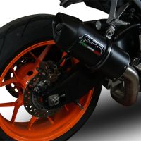 GPR auspuff kompatibel mit  Honda Cbr 1000 Rr 2014-2016, Furore Nero, Rennauspuff, mit Verbindungsrohren, Artikel ohne Genehmigung 