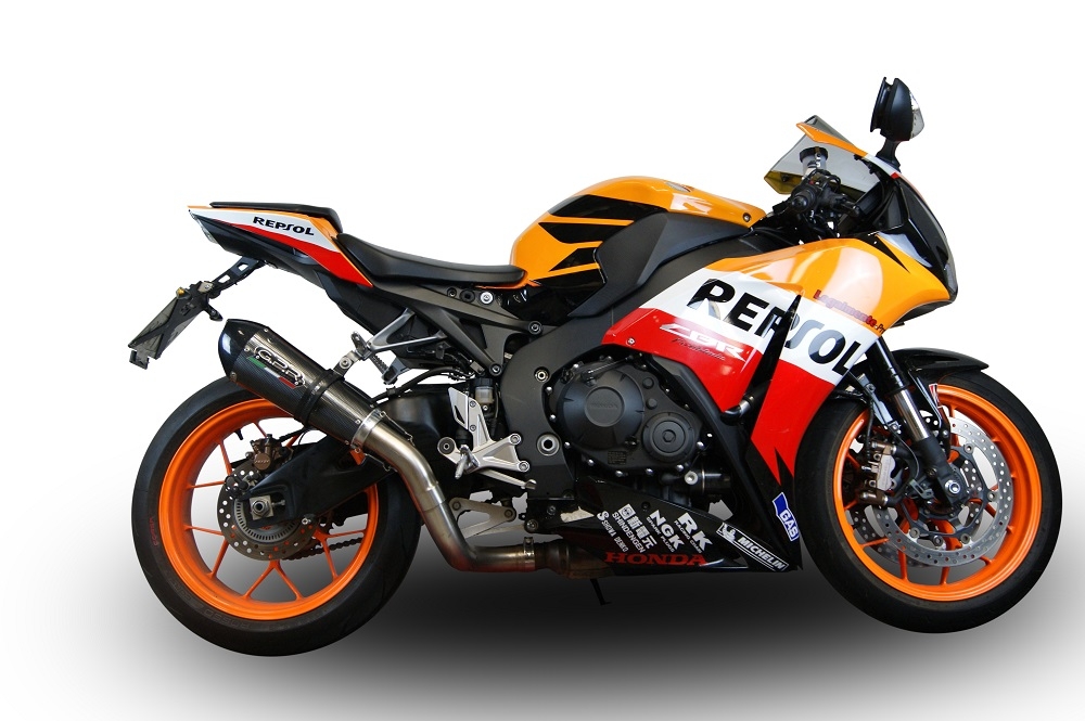 GPR auspuff kompatibel mit  Honda Cbr 1000 Rr 2014-2016, New Grand Prix Evo Titanium, Rennauspuff, mit Verbindungsrohren, Artikel ohne Genehmigung 