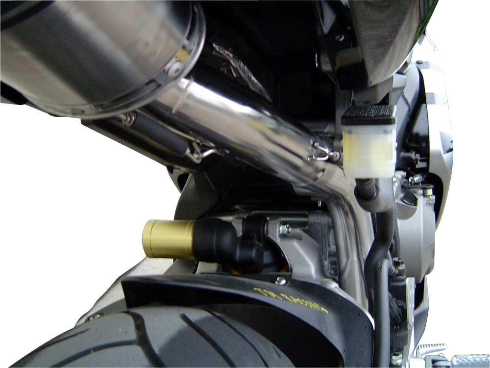 GPR auspuff kompatibel mit  Honda Cbr 1000 Rr 2004-2007, Deeptone Inox, Rennauspuff, mit Verbindungsrohren, Artikel ohne Genehmigung 