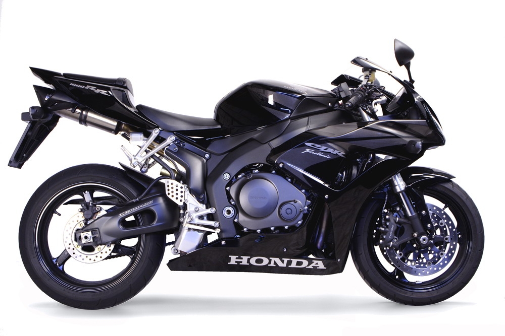 GPR auspuff kompatibel mit  Honda Cbr 1000 Rr 2004-2007, Tiburon Titanium, Rennauspuff, mit Verbindungsrohren, Artikel ohne Genehmigung 