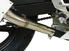 GPR auspuff kompatibel mit  Honda Cbr 300 R 2014-2016, Furore Nero, Rennauspuff, mit Verbindungsrohren, Artikel ohne Genehmigung 