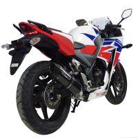 GPR auspuff kompatibel mit  Honda Cbr 300 R 2014-2016, Furore Nero, Rennauspuff, mit Verbindungsrohren, Artikel ohne Genehmigung 