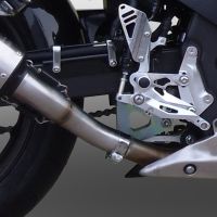 GPR auspuff kompatibel mit  Honda Cbr 500 R 2012-2016, Furore Nero, Rennauspuff, mit Verbindungsrohren, Artikel ohne Genehmigung 