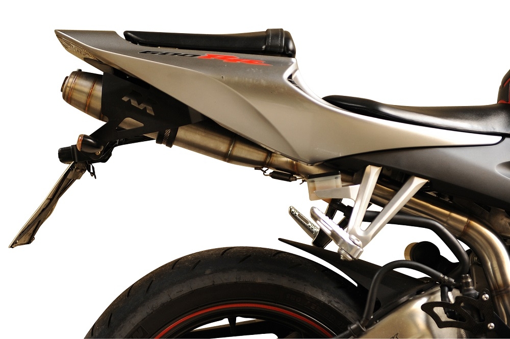 GPR auspuff kompatibel mit  Honda Cbr 600 Rr  2007-2018, Deeptone Inox, Rennauspuff, mit Verbindungsrohren, Artikel ohne Genehmigung 