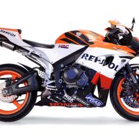 GPR auspuff kompatibel mit  Honda Cbr 600 Rr  2007-2018, Tiburon Titanium, Rennauspuff, mit Verbindungsrohren, Artikel ohne Genehmigung 