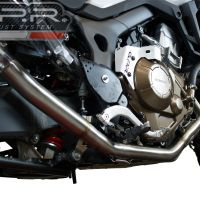 GPR auspuff kompatibel mit  Honda Crf 1000 L Africa Twin 2018-2020, Decatalizzatore, Decat Pipe, Katalysatorabscheider, artikel ohne Genehmigung 
