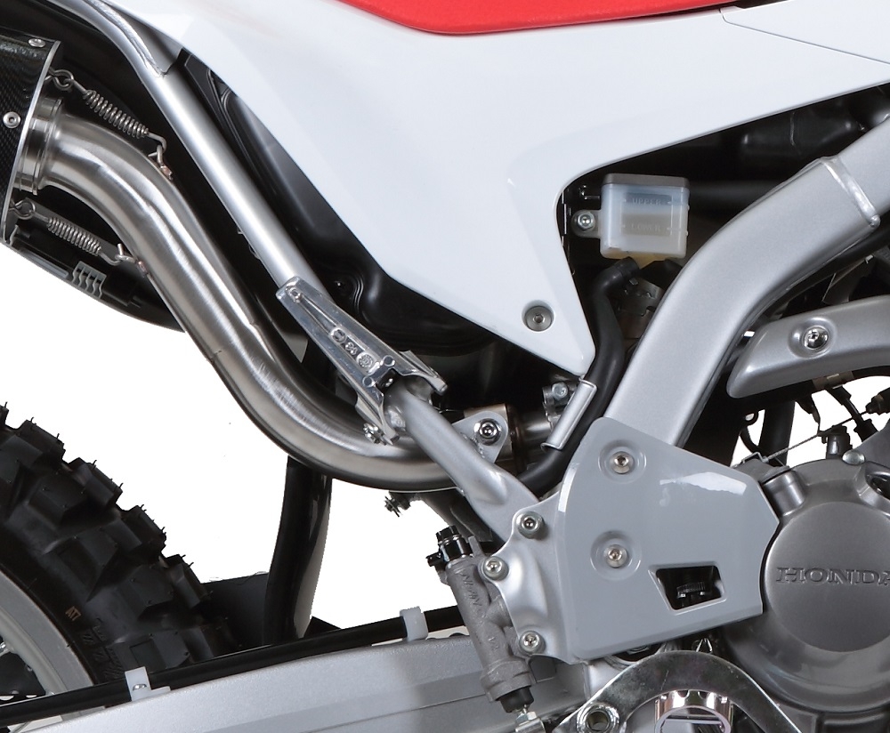 GPR auspuff kompatibel mit  Honda Crf 300 L - Rally 2021-2025, Albus Ceramic, Racing Slip-on, inkl. Verbindungsrohr, herausnehmbarem DB-Killer, ohne ABE 