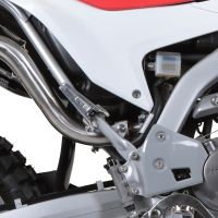 GPR auspuff kompatibel mit  Honda Crf 300 L - Rally 2021-2025, Albus Ceramic, Racing Slip-on, inkl. Verbindungsrohr, herausnehmbarem DB-Killer, ohne ABE 